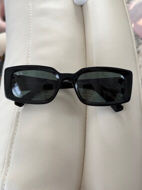 Ray-Ban Black Rectangular Sunglasses